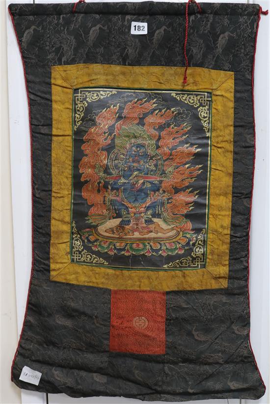 A late Tibetan thangka